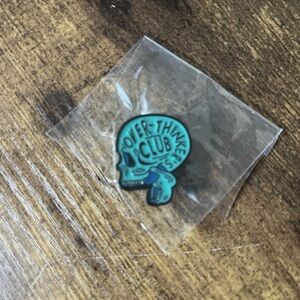 Blue Over-Thinker Club Pin